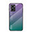 Custodia Silicone Specchio Laterale Sfumato Arcobaleno Cover LS1 per Xiaomi Redmi 10 5G Multicolore