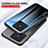 Custodia Silicone Specchio Laterale Sfumato Arcobaleno Cover LS1 per Xiaomi Redmi 10 India