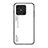 Custodia Silicone Specchio Laterale Sfumato Arcobaleno Cover LS1 per Xiaomi Redmi 10 India Bianco