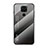 Custodia Silicone Specchio Laterale Sfumato Arcobaleno Cover LS1 per Xiaomi Redmi 10X 4G Grigio Scuro