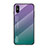 Custodia Silicone Specchio Laterale Sfumato Arcobaleno Cover LS1 per Xiaomi Redmi 9AT Multicolore