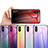 Custodia Silicone Specchio Laterale Sfumato Arcobaleno Cover LS1 per Xiaomi Redmi 9i