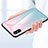 Custodia Silicone Specchio Laterale Sfumato Arcobaleno Cover LS1 per Xiaomi Redmi 9i