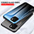Custodia Silicone Specchio Laterale Sfumato Arcobaleno Cover LS1 per Xiaomi Redmi A1