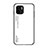 Custodia Silicone Specchio Laterale Sfumato Arcobaleno Cover LS1 per Xiaomi Redmi A1 Bianco