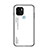 Custodia Silicone Specchio Laterale Sfumato Arcobaleno Cover LS1 per Xiaomi Redmi A1 Plus Bianco