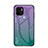 Custodia Silicone Specchio Laterale Sfumato Arcobaleno Cover LS1 per Xiaomi Redmi A1 Plus Multicolore