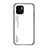 Custodia Silicone Specchio Laterale Sfumato Arcobaleno Cover LS1 per Xiaomi Redmi A2 Plus Bianco