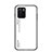 Custodia Silicone Specchio Laterale Sfumato Arcobaleno Cover LS1 per Xiaomi Redmi Note 10 Pro 5G Bianco