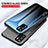 Custodia Silicone Specchio Laterale Sfumato Arcobaleno Cover LS1 per Xiaomi Redmi Note 10T 5G