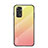 Custodia Silicone Specchio Laterale Sfumato Arcobaleno Cover LS1 per Xiaomi Redmi Note 11 4G (2022) Giallo