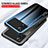 Custodia Silicone Specchio Laterale Sfumato Arcobaleno Cover LS1 per Xiaomi Redmi Note 11E Pro 5G