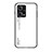 Custodia Silicone Specchio Laterale Sfumato Arcobaleno Cover LS1 per Xiaomi Redmi Note 12 Pro 5G Bianco