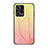 Custodia Silicone Specchio Laterale Sfumato Arcobaleno Cover LS1 per Xiaomi Redmi Note 12 Pro 5G Giallo
