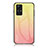 Custodia Silicone Specchio Laterale Sfumato Arcobaleno Cover LS1 per Xiaomi Redmi Note 12S Giallo