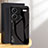 Custodia Silicone Specchio Laterale Sfumato Arcobaleno Cover LS1 per Xiaomi Redmi Note 13 Pro+ Plus 5G Nero
