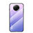 Custodia Silicone Specchio Laterale Sfumato Arcobaleno Cover LS1 per Xiaomi Redmi Note 9T 5G Lavanda