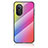 Custodia Silicone Specchio Laterale Sfumato Arcobaleno Cover LS2 per Huawei Honor 50 SE 5G