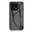 Custodia Silicone Specchio Laterale Sfumato Arcobaleno Cover LS2 per Huawei Honor 70 Lite 5G Nero