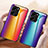 Custodia Silicone Specchio Laterale Sfumato Arcobaleno Cover LS2 per Huawei Honor 80 SE 5G