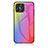 Custodia Silicone Specchio Laterale Sfumato Arcobaleno Cover LS2 per Huawei Honor X8 4G