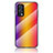 Custodia Silicone Specchio Laterale Sfumato Arcobaleno Cover LS2 per OnePlus Nord 2 5G