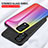 Custodia Silicone Specchio Laterale Sfumato Arcobaleno Cover LS2 per OnePlus Nord 2 5G