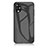 Custodia Silicone Specchio Laterale Sfumato Arcobaleno Cover LS2 per Oppo A17K Nero