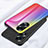 Custodia Silicone Specchio Laterale Sfumato Arcobaleno Cover LS2 per Oppo A18