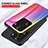 Custodia Silicone Specchio Laterale Sfumato Arcobaleno Cover LS2 per Oppo Reno11 Pro 5G