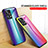 Custodia Silicone Specchio Laterale Sfumato Arcobaleno Cover LS2 per Realme 9 Pro+ Plus 5G