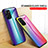 Custodia Silicone Specchio Laterale Sfumato Arcobaleno Cover LS2 per Realme 9i 5G