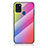 Custodia Silicone Specchio Laterale Sfumato Arcobaleno Cover LS2 per Samsung Galaxy A21s