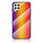 Custodia Silicone Specchio Laterale Sfumato Arcobaleno Cover LS2 per Samsung Galaxy A22 4G