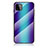Custodia Silicone Specchio Laterale Sfumato Arcobaleno Cover LS2 per Samsung Galaxy A22 5G