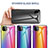 Custodia Silicone Specchio Laterale Sfumato Arcobaleno Cover LS2 per Samsung Galaxy A22s 5G