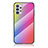 Custodia Silicone Specchio Laterale Sfumato Arcobaleno Cover LS2 per Samsung Galaxy A32 5G