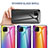 Custodia Silicone Specchio Laterale Sfumato Arcobaleno Cover LS2 per Samsung Galaxy A42 5G