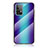 Custodia Silicone Specchio Laterale Sfumato Arcobaleno Cover LS2 per Samsung Galaxy A52 4G