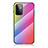 Custodia Silicone Specchio Laterale Sfumato Arcobaleno Cover LS2 per Samsung Galaxy A72 4G