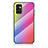 Custodia Silicone Specchio Laterale Sfumato Arcobaleno Cover LS2 per Samsung Galaxy M23 5G