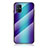 Custodia Silicone Specchio Laterale Sfumato Arcobaleno Cover LS2 per Samsung Galaxy M51