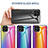 Custodia Silicone Specchio Laterale Sfumato Arcobaleno Cover LS2 per Samsung Galaxy M53 5G