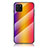 Custodia Silicone Specchio Laterale Sfumato Arcobaleno Cover LS2 per Samsung Galaxy M60s