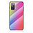 Custodia Silicone Specchio Laterale Sfumato Arcobaleno Cover LS2 per Samsung Galaxy S20 FE 4G