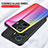 Custodia Silicone Specchio Laterale Sfumato Arcobaleno Cover LS2 per Vivo T1 Pro 5G