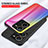 Custodia Silicone Specchio Laterale Sfumato Arcobaleno Cover LS2 per Vivo V25e