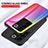 Custodia Silicone Specchio Laterale Sfumato Arcobaleno Cover LS2 per Vivo V27 5G