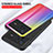 Custodia Silicone Specchio Laterale Sfumato Arcobaleno Cover LS2 per Vivo X Note