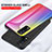 Custodia Silicone Specchio Laterale Sfumato Arcobaleno Cover LS2 per Vivo Y11s